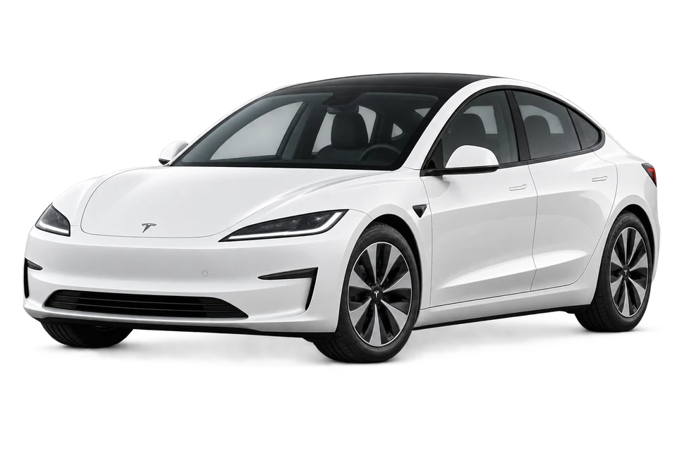 ภาพจำลอง TESLA Model 3